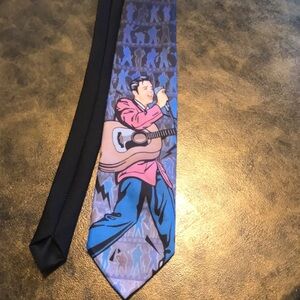 Vintage 1993 Ralph Marlin Elvis Presley “Jailhouse” classic novelty necktie